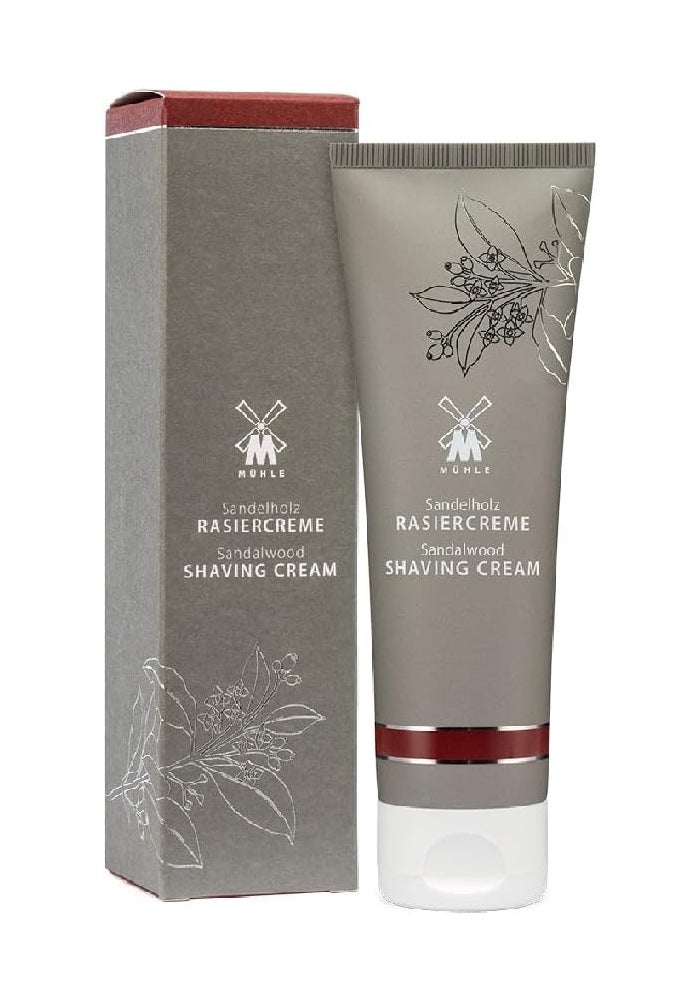 MÜHLE SHAVE CARE Sandalwood Shaving Cream 75ml - Natural and Moisturizing Shaving Cream for Smooth Shave - Image 1